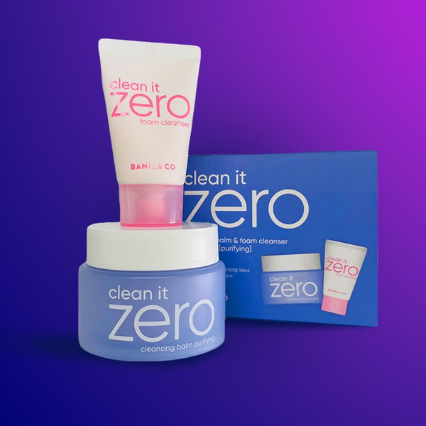 Набор для двухэтапного очищения лица Banila Co Zero Cleansing Balm ...