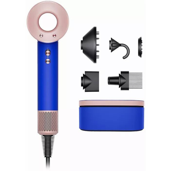 Фен для волос Dyson Фен supersonic HD08, синий, розовый - купить по ...