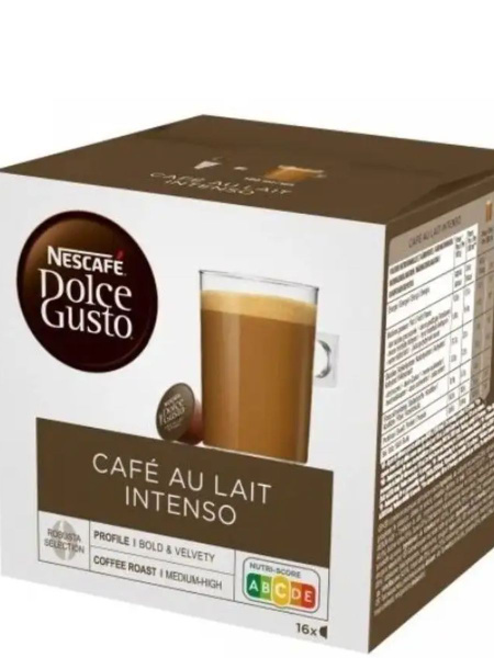 Кофе в капсулах Nescafe Dolce Gusto Cafe Au Lait Intenso, 16 капсул ...