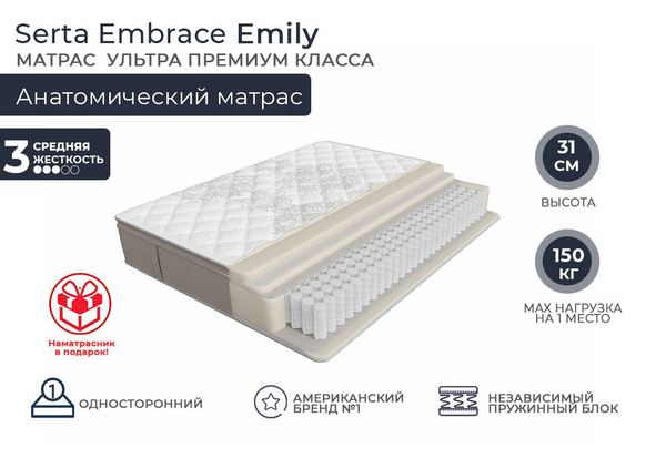 Матрас Мир Матрасов Serta Embrace Emily/Серта Эмбрейс Эмили ...