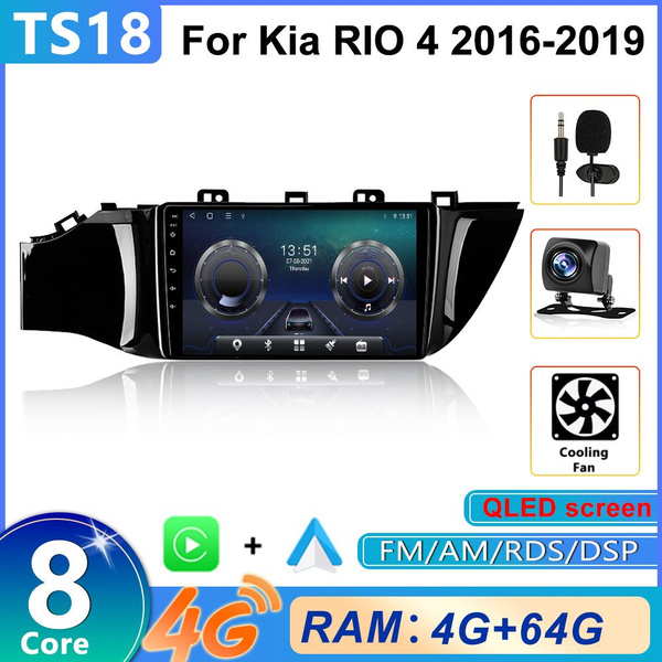 9" Автомагнитола Совместимость Kia RIO 4 2016-2019 Android TS18 4+64 ...