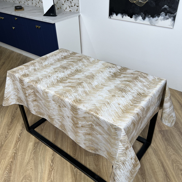 Клеенка на стол тканевая основа , скатерть на кухню , размер 140х180 см ...