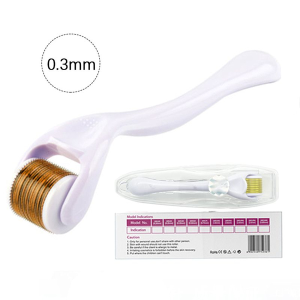 Мезороллер для лица и тела 540 игл 0.3 мм дермароллер массажер ролик ...