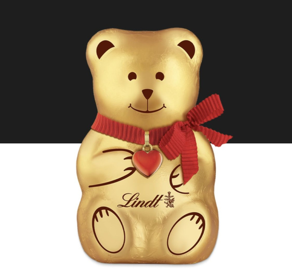 Lindt Teddy фигурный шоколадный медвежонок 100 грамм - купить с ...