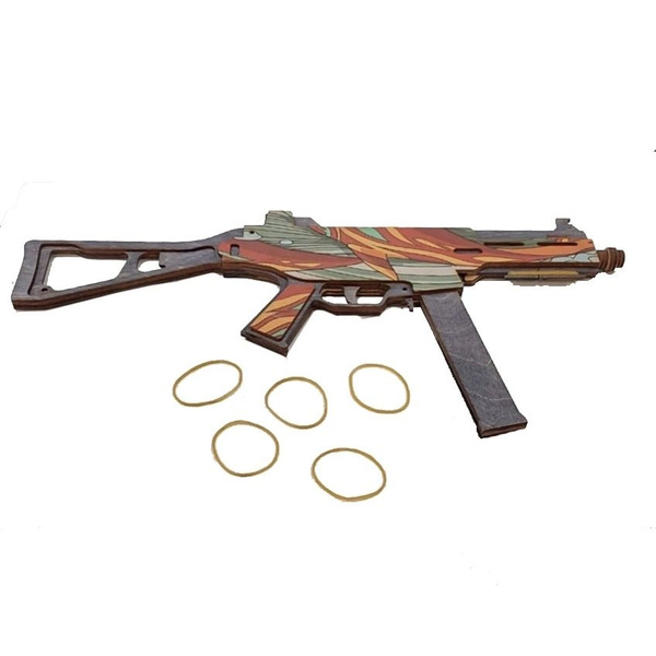 Деревянный пистолет-пулемет "UMP-45" - купить с доставкой по выгодным ...