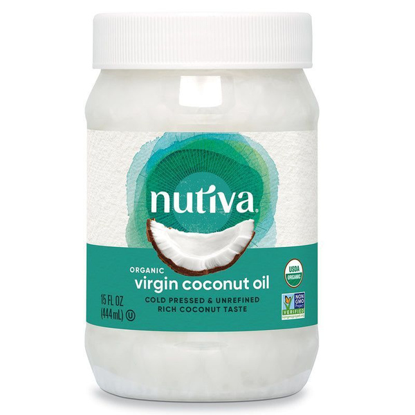 Nutiva Масло кокосовое Virgin Нерафинированное 444мл. 1шт. - купить с ...