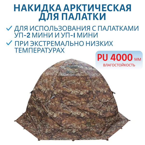 Накидка арктическая для палатки УП-1 мини, УП-2 мини Берег - купить с ...