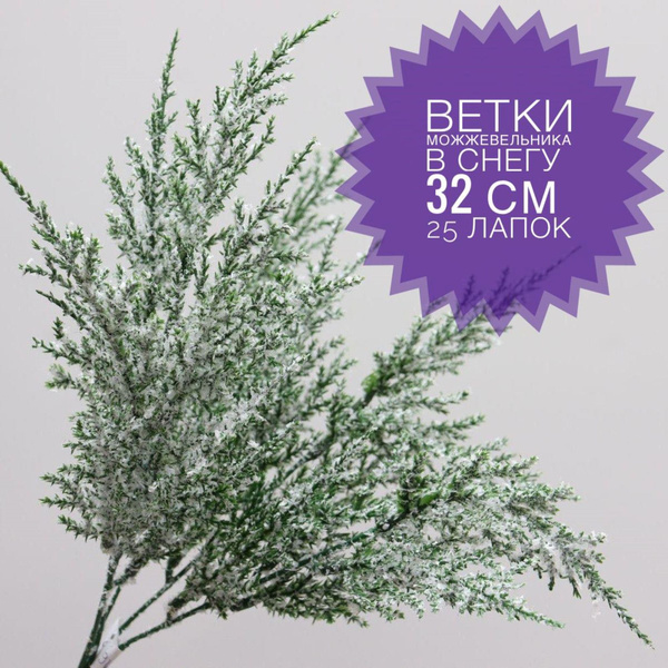 Ветки можжевельника для новогоднего декора 2 шт - купить по выгодной ...