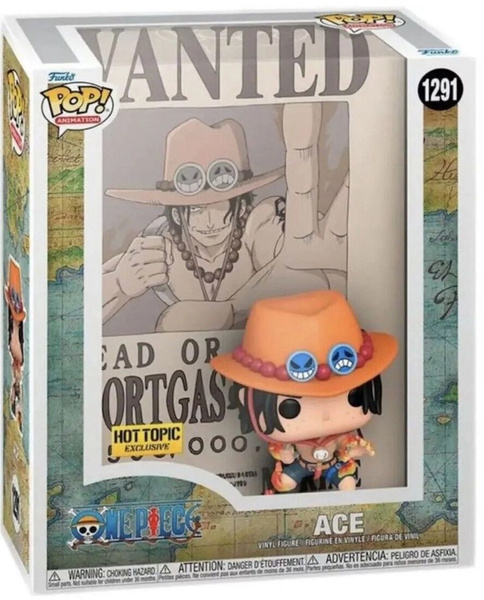 Фигурка Funko POP! Albums Animation One Piece Ace (Wanted Poster) (Hot ...