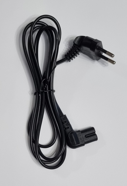 Кабель IEC Кабель восьмёрка/штекер+вилка-угол - купить по низкой цене в ...