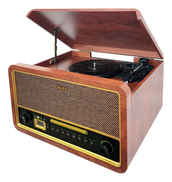 Виниловый проигрыватель 6 в1. Ретро, Bluetooth, FM-радио, CD ,MP3, USB ...