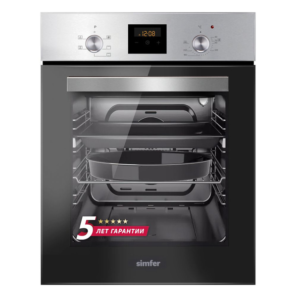 Simfer Электрический духовой шкаф B4EM56016, 45 см - купить с доставкой ...