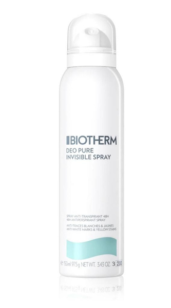 Biotherm Deo Pure Invisible 48H/ БИОТЕРМ Дезодорант Женский Спрей без ...