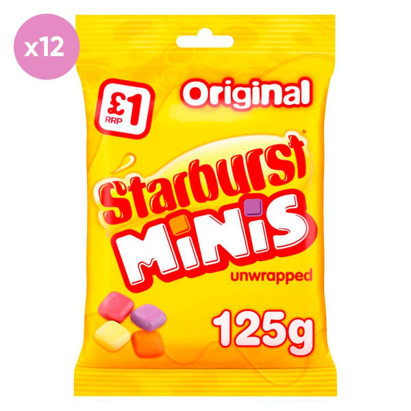 Жевательные конфеты Starburst Minis Original со вкусом фруктов ...