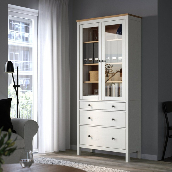 Шкаф-витрина P&H для гостиной, 90x37x198 см - купить по выгодной цене в ...