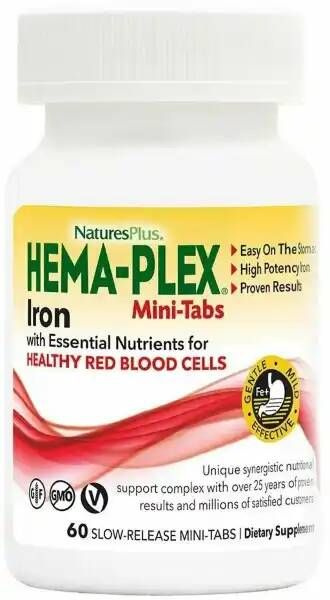 Витаминно-минеральный комплекс Hema-Plex MINI-TABS, 60 таб. - купить с ...