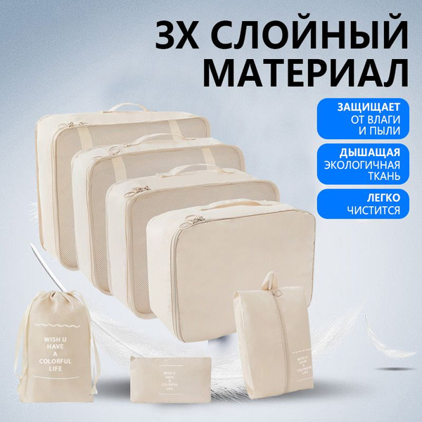 Система хранения вещей в чемодане Органайзер для хранения белья и ...