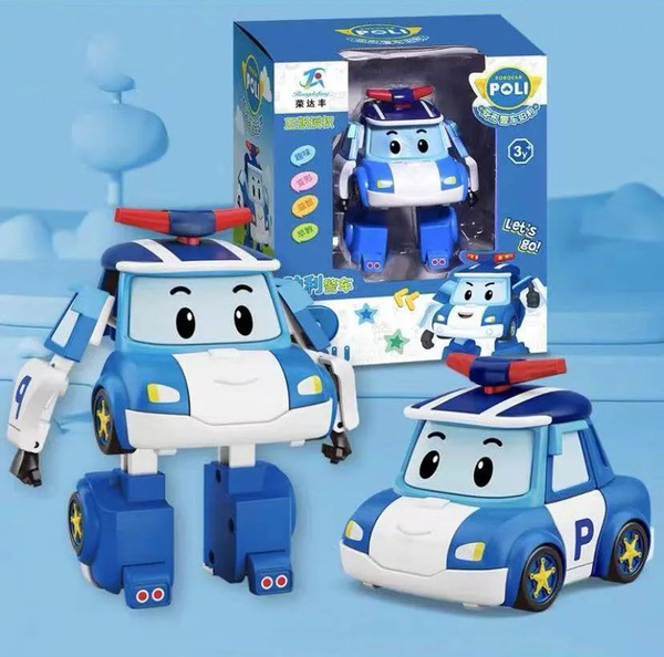 2023 Robocar трансформер, игрушка полицейская машина,Может быть ...