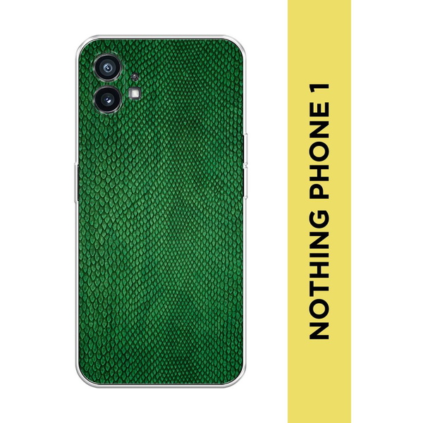 Силиконовый чехол на Nothing Phone (1) / Нотинг Фон (1) "Изумрудная ...
