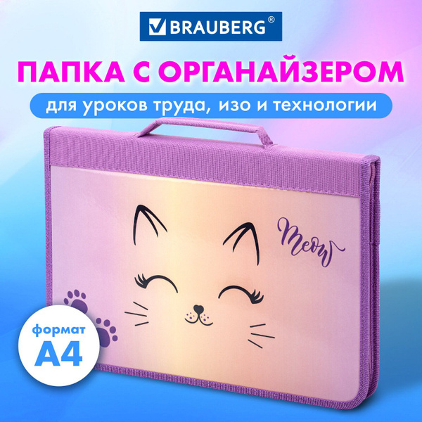 Характеристики Папка для уроков труда, школы на молнии пластиковая ...