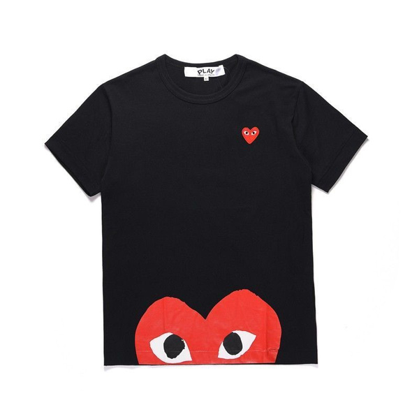 Футболка Comme des Garcons, размер 48, цвет черный, 80% хлопок, 20% ...