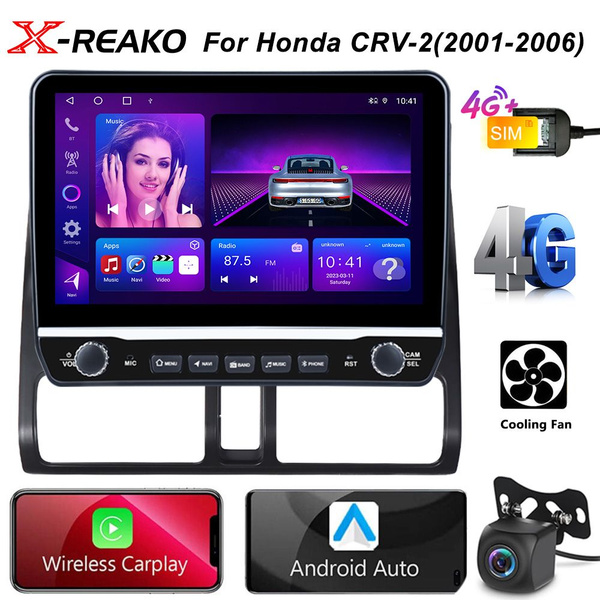 Штатная магнитола 2 дин Андроид для хонда ЦРВ/Honda CRV 2001-2006 8 ...