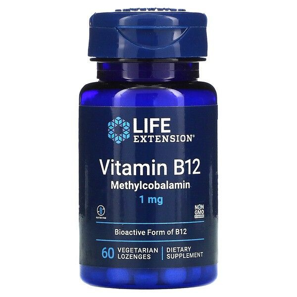 Life Extension Vitamin B12 Methylcobalamin / Витамин Б-12 ...