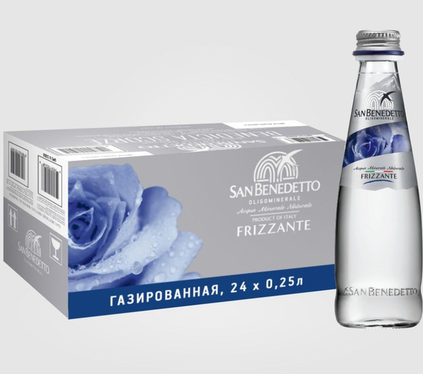 SAN BENEDETTO Вода Питьевая Газированная 250мл. 24шт - купить с ...
