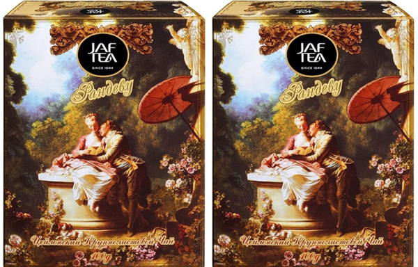 Jaf Tea Чай черный Рандеву, 100 г, 2 уп/ - купить с доставкой по ...