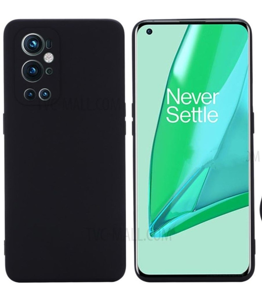 OnePlus 9 pro Силиконовый чёрный чехол-бампер для ванплас 9 про ...