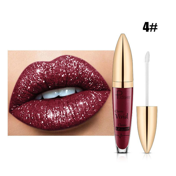 Матовый мерцающий блеск для губ без пятен на чашке Lip Lacquer Цветная ...