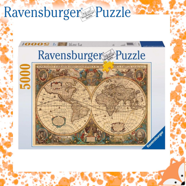 Пазл Ravensburger Историческая карта мира, 5000 элементов, 17411 ...