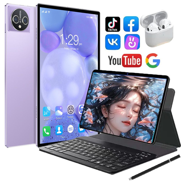 Купить планшет Pad X15， Android 12, 8000 mAh, 2K экран, 24MP + 48MP ...