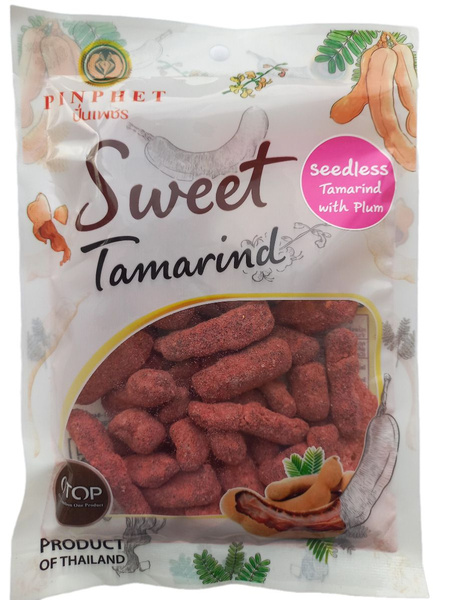 Сладкий Тамаринд со сливой и красным перцем (БЕЗ КОСТОЧЕК) 150 гр. 100% ...