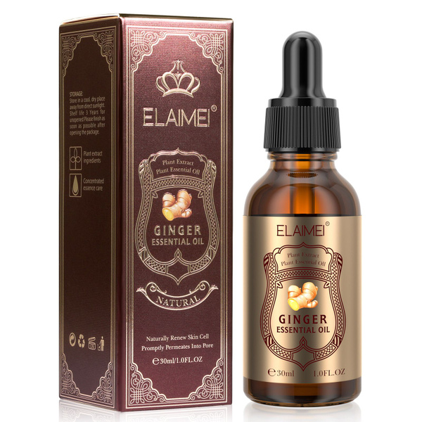 Эфирное масло имбиря для массажа, лимфодренажа, снятия дискомфорта в ...
