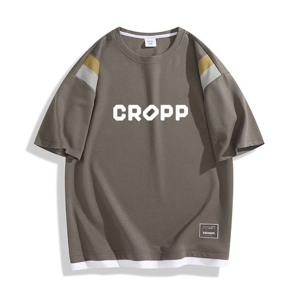 Футболка Cropp, размер 50, цвет серый, 100% Полиэфирное волокно ...