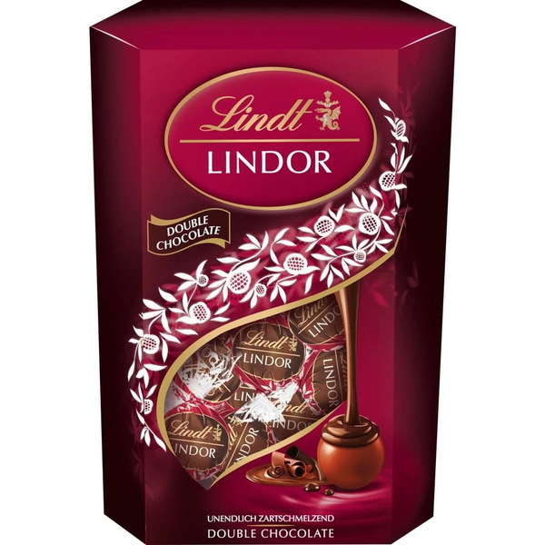 Шоколадные конфеты Lindt Lindor Milk & Dark Chocolate молочный и темный ...