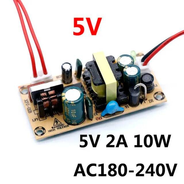 Блок питания 5V 2А (5в 2а) плата / модуль без корпуса. Компактный ...