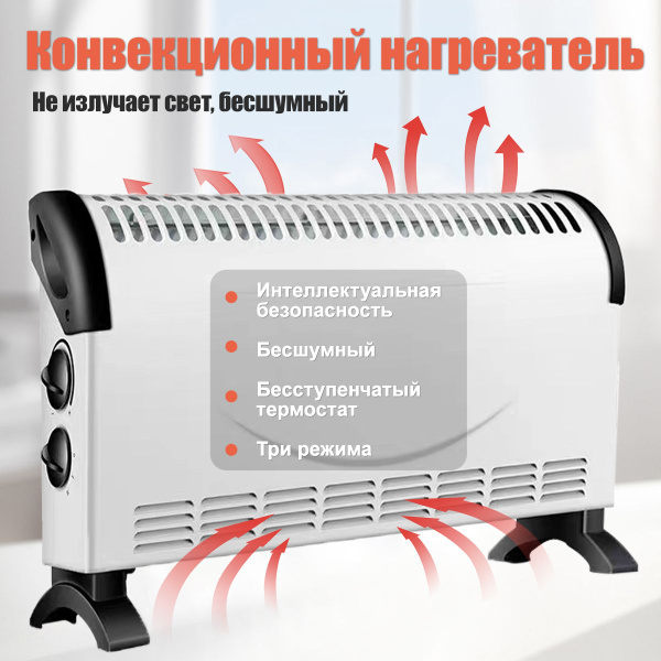 Электрический напольный обогреватель для дома и офиса,Мощный и ...