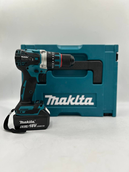 Makita Шуруповерт, 18 В, 80 Нм, 2 АКБ купить на OZON по низкой цене ...