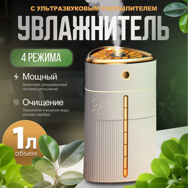 Увлажнитель воздуха для дома настольный с подсветкой Mi Store - купить ...