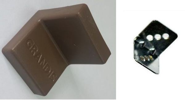 Уголок GRANDIS 25*25 мм, орех (комплект 10шт) купить по выгодной цене в ...