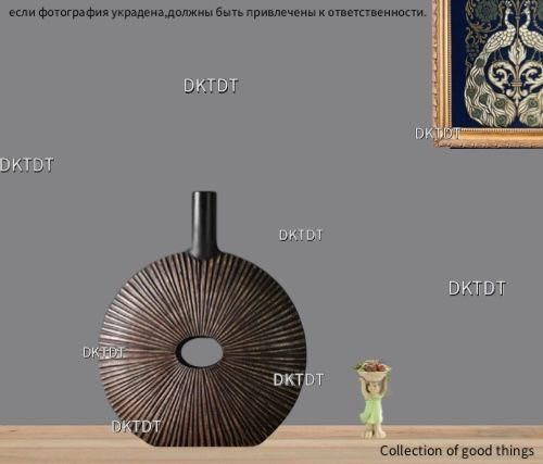 ваза из смолы, Винтажная легкая роскошь,украшение дома, ручная работа ...