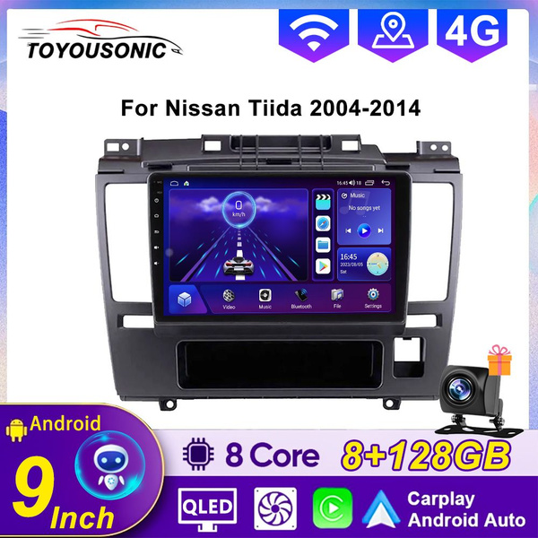 Автомобильное радио 8+128Гб Carplay 4G,для Nissan Tiida 2004-2013 ...