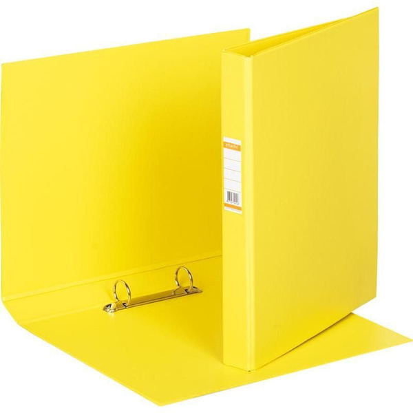 Папка на 2-х кольцах 35мм желтая Россия - купить с доставкой по ...