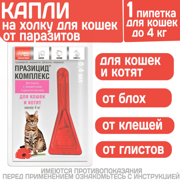Празицид для кошек инструкция