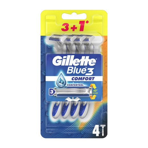 Gillette Blue 3 Comfortgel одноразовая мужская бритва 4s - купить с ...