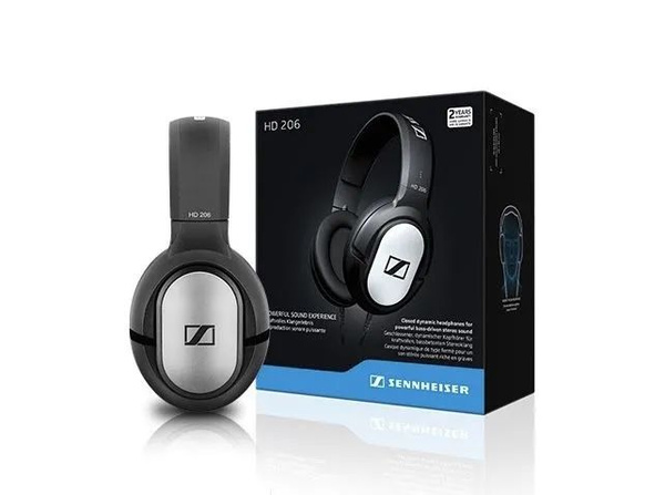 Наушники Полноразмерные Sennheiser HD206-CJ Проводное 24 HD206-BLK ...