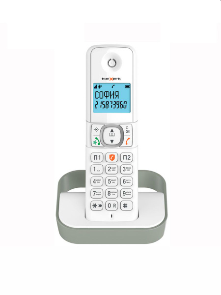 Бесшнуровой телефонный аппарат Texet TX-D5605A - купить с доставкой по ...
