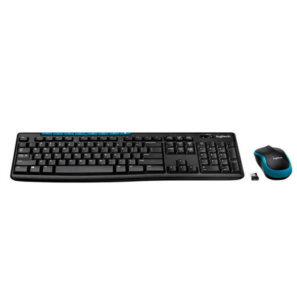 Беспроводной комплект клавиатуры и мыши Logitech MK275 Комплект офисной ...